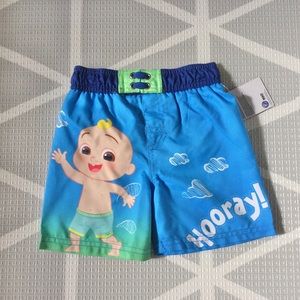 🆕 Cocomelon Swim Trunks -2T